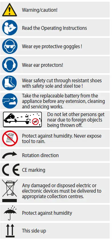 Gude FS 36-0 Cordless Lawn Trimmer 13