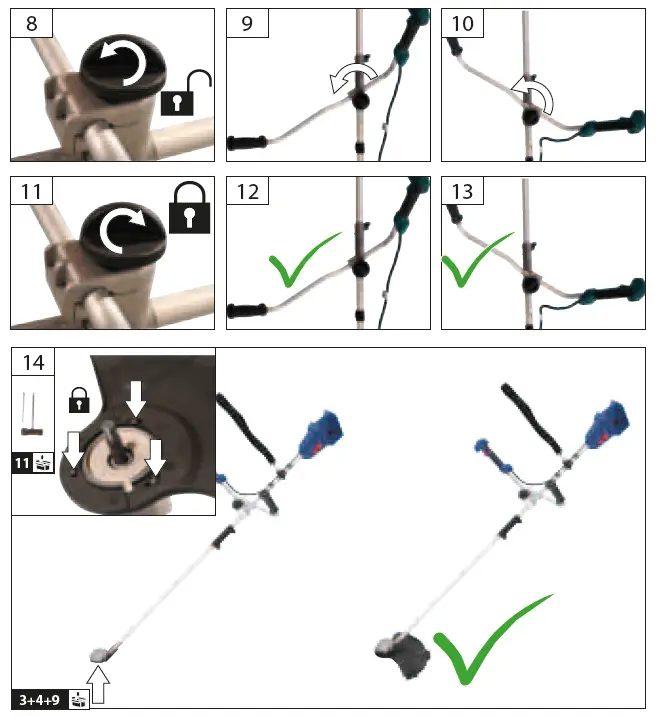 Gude FS 36-0 Cordless Lawn Trimmer 3