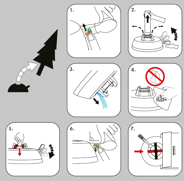 KRINNER 94125 Comfort M Christmas Tree Stand 2