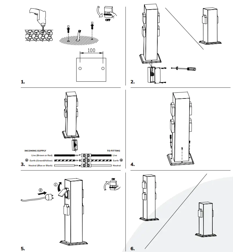 HOFTRONIC-5426971-Delta-Socket-Pole-fig1