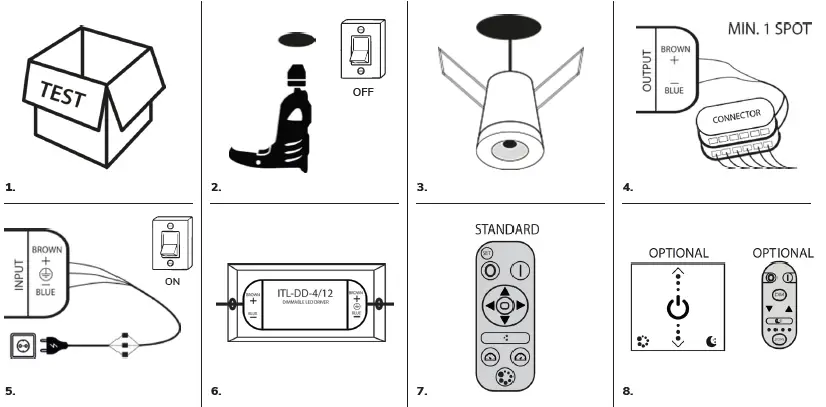 HOFTRONIC-1S3W-Sienna-LED-Porch-Lights-Dimmable-fig-1