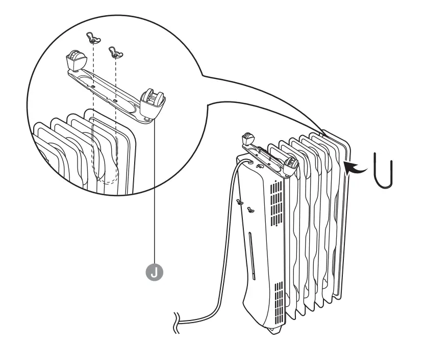 Amazon Basics Portable Digital Radiator Heater-3