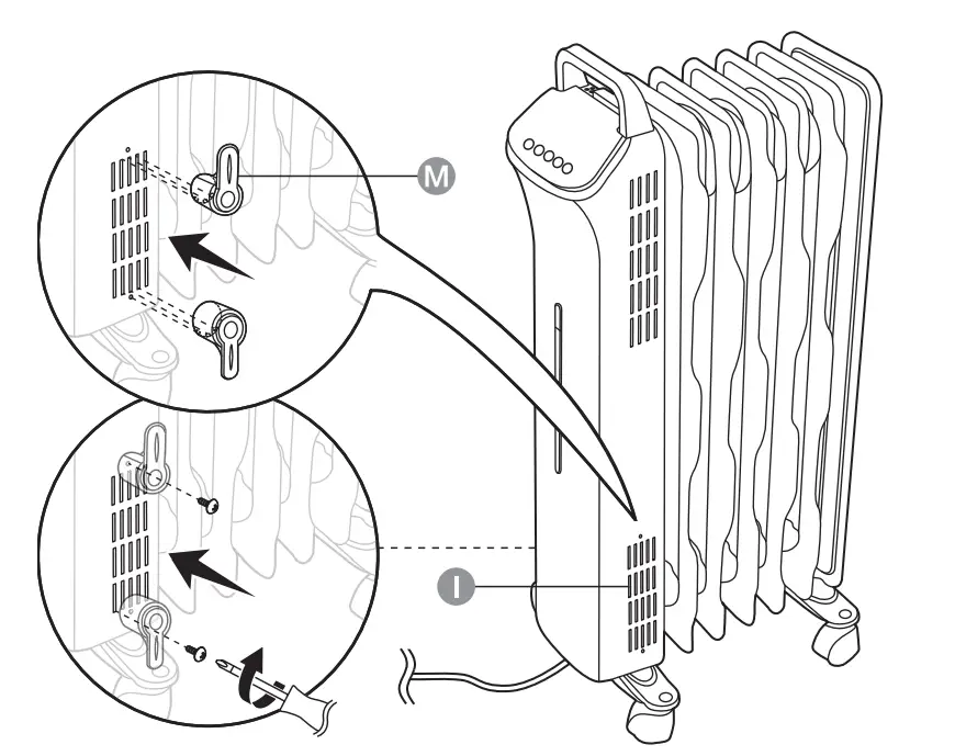 Amazon Basics Portable Digital Radiator Heater-5