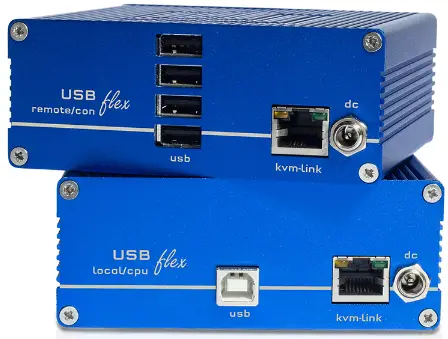 kvm-tec KT-6031L USBflex Single DVI/USB CAT Extender