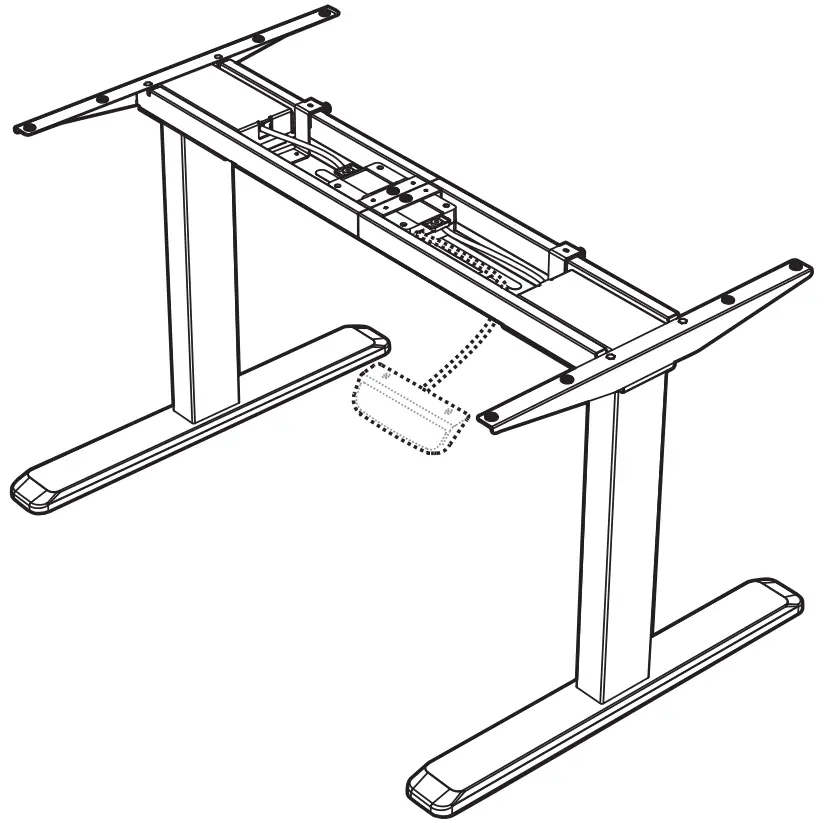 ET1 NewGen, Black - Height Adjustable Desk
