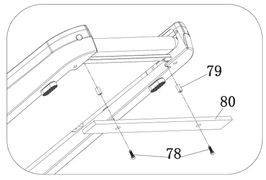 YESOUL PH5 Smart Treadmill - Assembly Step 2