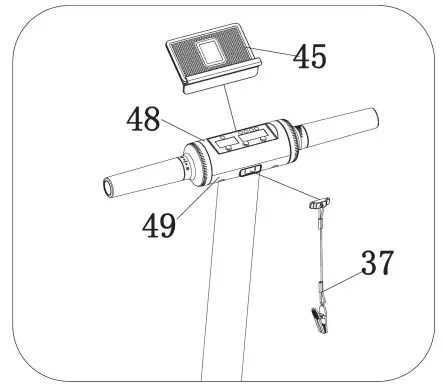 YESOUL PH5 Smart Treadmill - Assembly Step 4