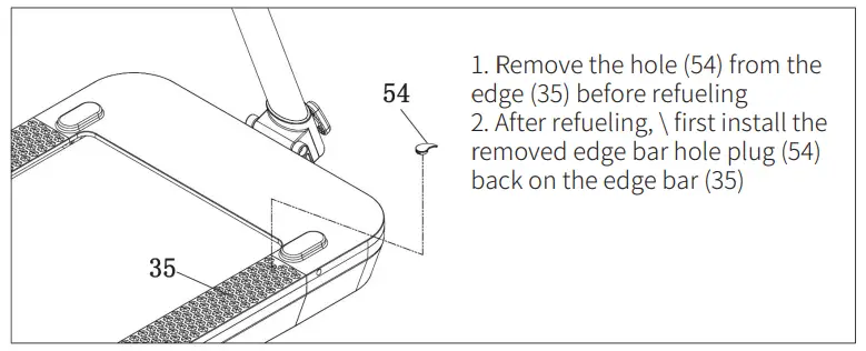 YESOUL PH5 Smart Treadmill - Remove the hole