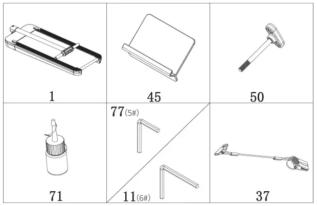 YESOUL PH5 Smart Treadmill - following figure shows