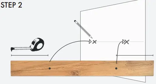 TRADITIONAL BEAMS Oak Shelves 12mm Concealed BracketsSupplied-fig4