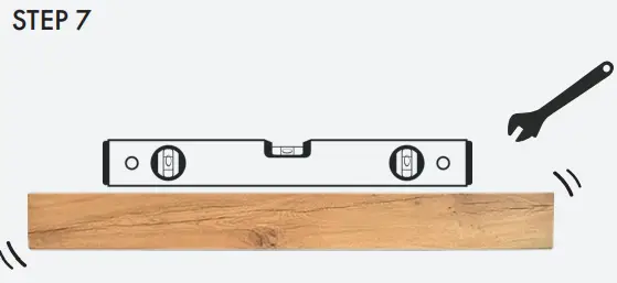 TRADITIONAL BEAMS Oak Shelves 12mm Concealed BracketsSupplied-fig9