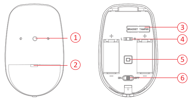 HIKVISION DS PDPG12P EG2 WE Wireless PIR Glass Break Detector