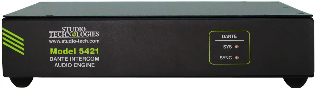 STUDIO TECHNOLOGIES INC 5421 Dante Intercom Audio Engine