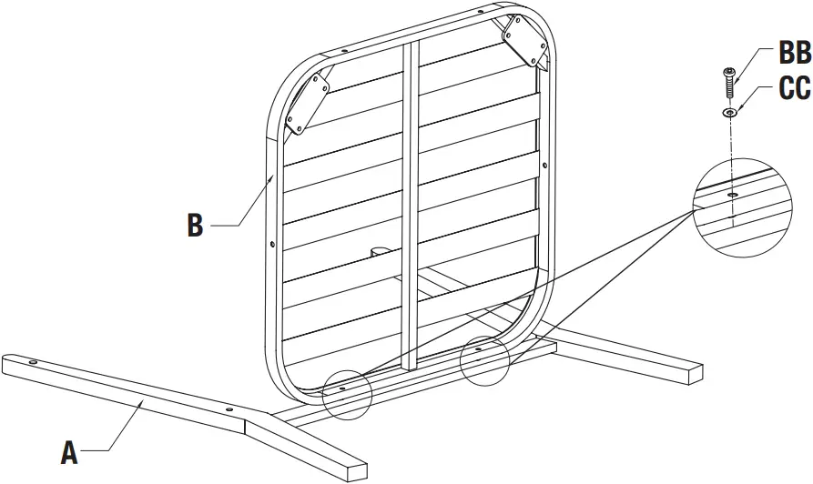 HAMPTON BAY Heather Glen 3 Piece Small Space C01