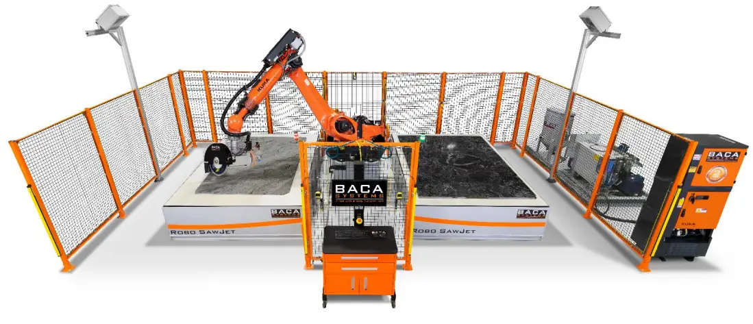 BACA SYSTEMS Robo SawJet 3.0 Robotic Stone Cutting Jet Saw-fig1