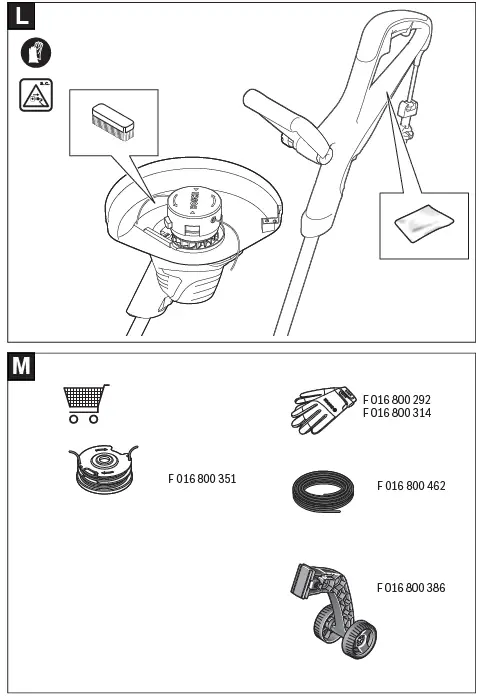 BOSCH ART Series Electric Edge Trimmers 10