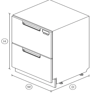 FISHER PAYKEL DD60DCHX9 Sanitise Double DishDrawer Dishwasher-FIG2