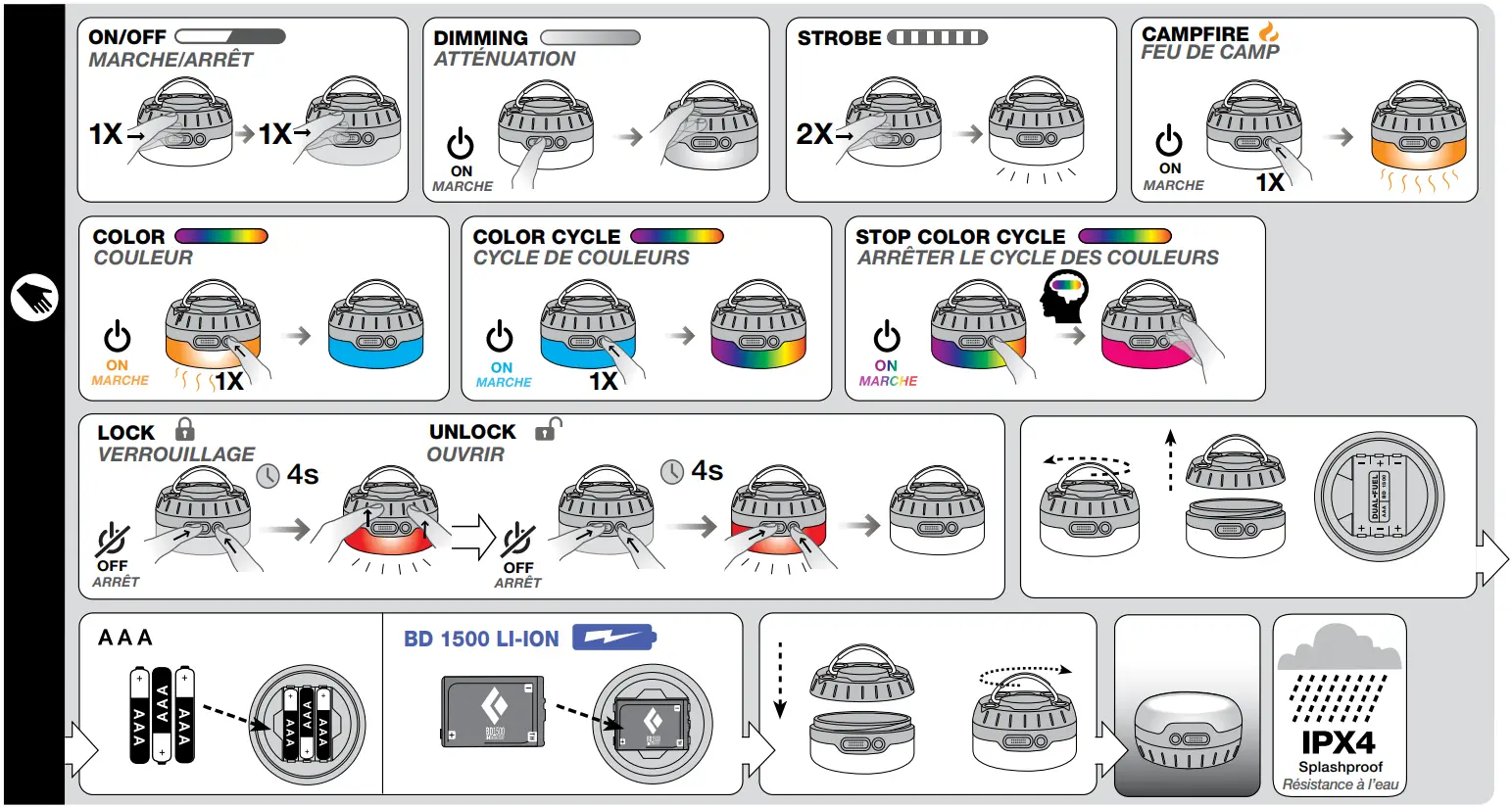 BLACK DIAMOND BDI 11901 Moji Plus Lantern - fig 1