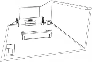 SVS PB-1000 Pro Subwoofer - Dual Subwoofer Placement 1