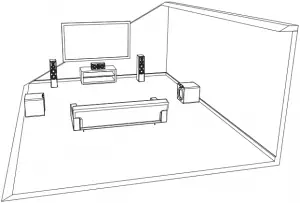 SVS PB-1000 Pro Subwoofer - Dual Subwoofer Placement 2