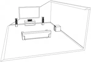 SVS PB-1000 Pro Subwoofer - Side Wall Placement