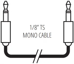 SVS PB-1000 Pro Subwoofer - TS 1 8 mono cable