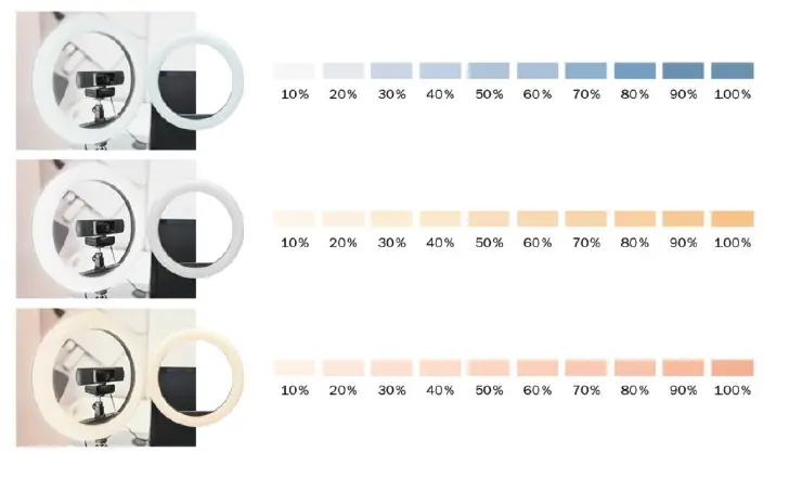 DIGITUS DA-20311 LED Ring Light 10 Inch Extendable Tripod Stand 6