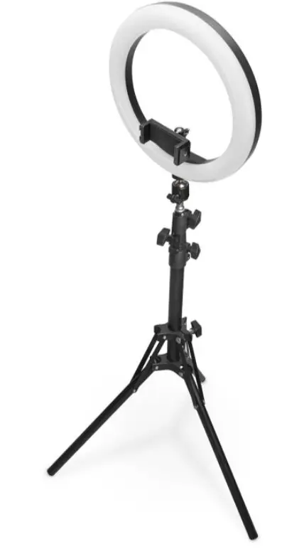 DIGITUS DA-20311 LED Ring Light 10 Inch Extendable Tripod Stand