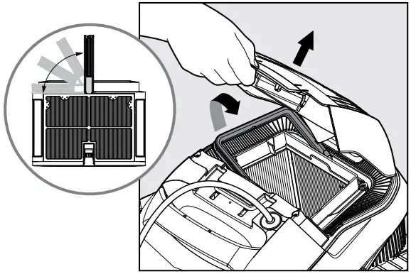 CLEANING THE FILTER BASKET