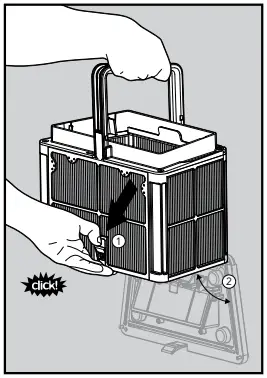 CLEANING THE FILTER BASKET