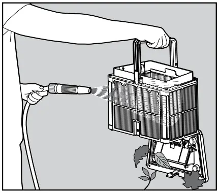 CLEANING THE FILTER BASKET