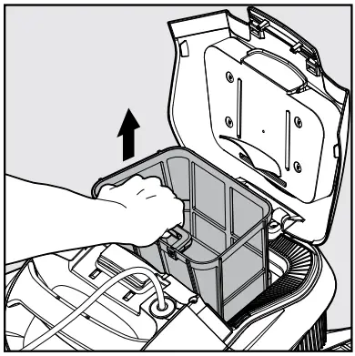 CLEANING THE NET CANISTER