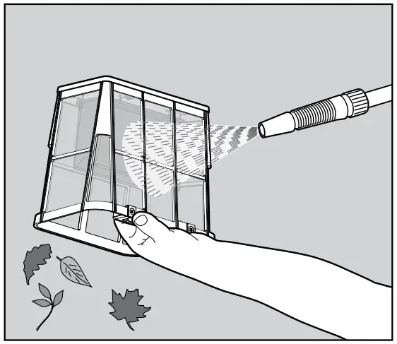 CLEANING THE NET CANISTER