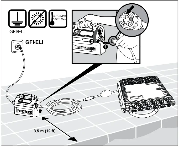 Dolphin 8151790 BASIC 1 Robotic Pool Cleaner - Figure 2