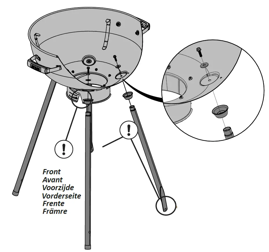 NAPOLEON-PRO22K-LEG-2-Outdoor-Charcoal-Grill-fig-6