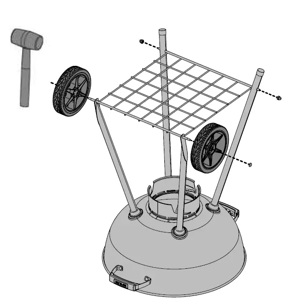 NAPOLEON-PRO22K-LEG-2-Outdoor-Charcoal-Grill-fig-8