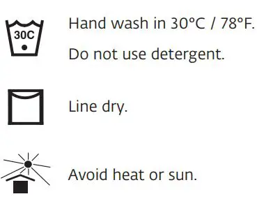 DJO PROCARE Heel Relief Boot Instructions - CLEANING INSTRUCTIONS