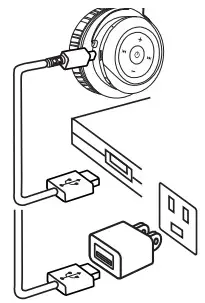 tzumi 7311 Pure Sound Stereo Headphones -CHARGING