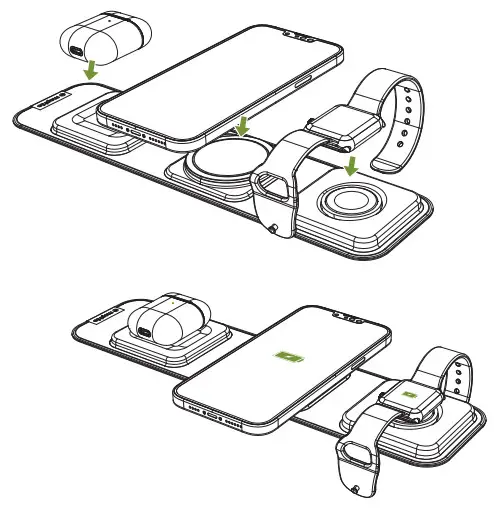 mophie 3 in 1 Travel Charger with MagSafe - 3