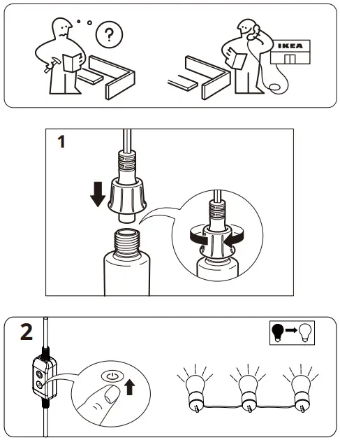 IKEA J2225F KASTTAG Low Voltage LED Decorative String Light-fig2