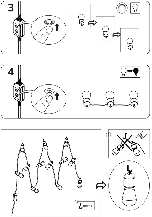 IKEA J2225F KASTTAG Low Voltage LED Decorative String Light-fig3