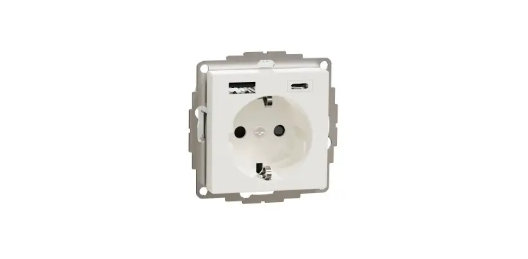 Schneider Electric Mtn2367-0319 Schuko Socket Outlet With Usb 3.0 A Charger Instruction Manual Schneider Electric Mtn2367-0319 Schuko Socket Outlet With Usb 3.0 A Charger Instruction Manual