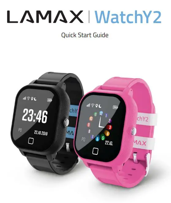 LAMAX WatchY2 Smartwatch User Guide