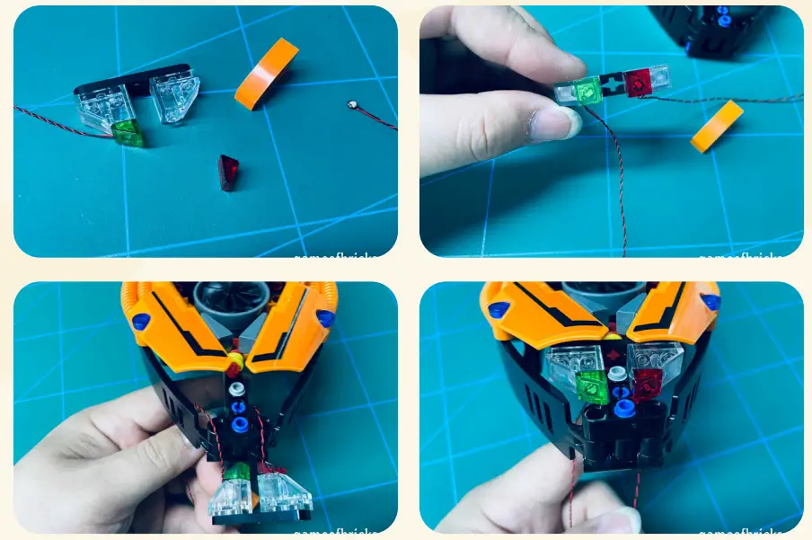 GAME OF BRICKS 42120 Light Kit for Rescue Hovercraft Building Toy - Figure 2