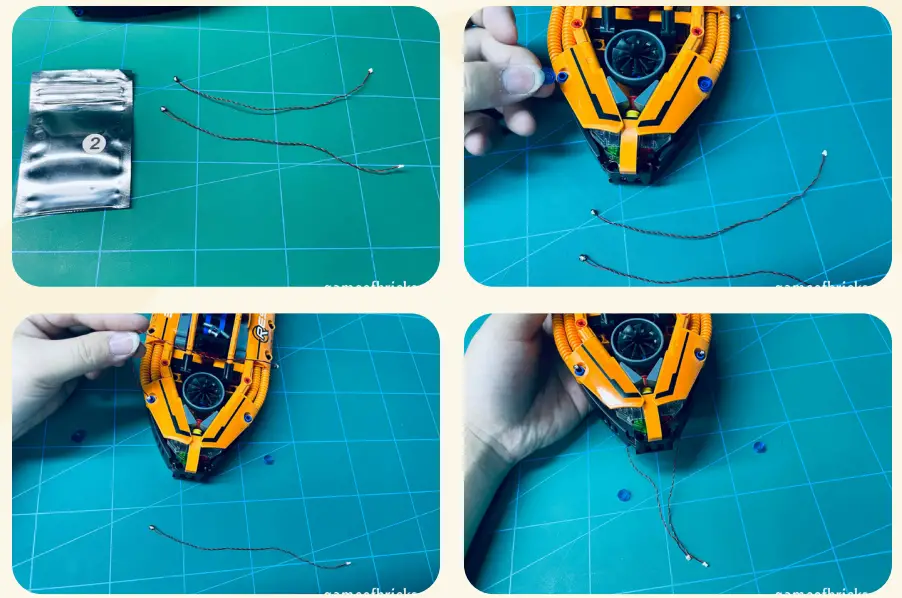 GAME OF BRICKS 42120 Light Kit for Rescue Hovercraft Building Toy - Figure 4