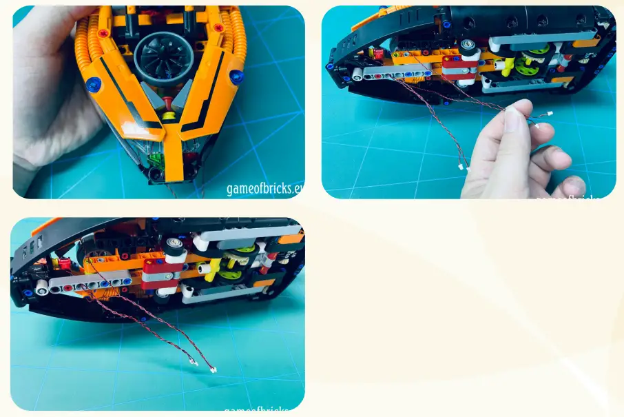 GAME OF BRICKS 42120 Light Kit for Rescue Hovercraft Building Toy - Figure 5