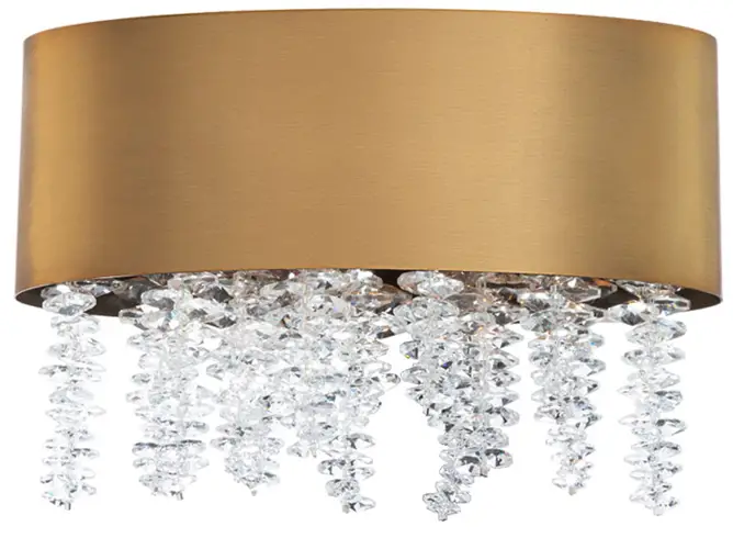 SCHONBEK S3510 700O Soleil 9 Inch Tall LED Wall Sconce-