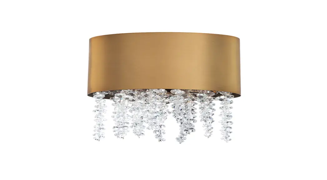 Schonbek S3510-700o Soleil 9 Inch Tall Led Wall Sconce Instruction Manual