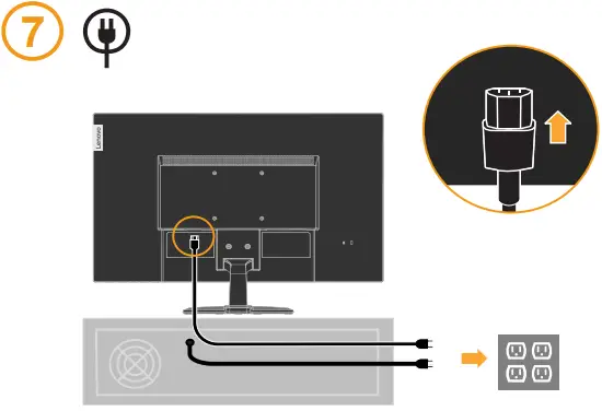 Lenovo C27Q-35 27 Inch 2K QHD Monitor 7
