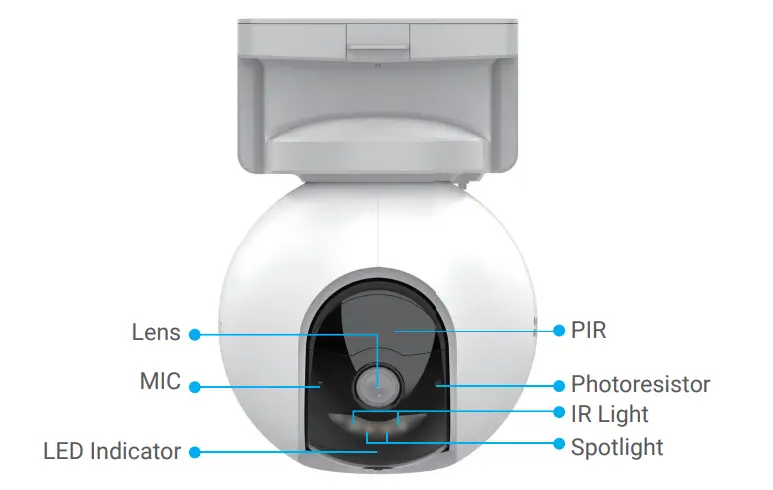 EZVIZ HB8 Battery-Powered Pan and Tilt Wi-Fi Camera - Basics